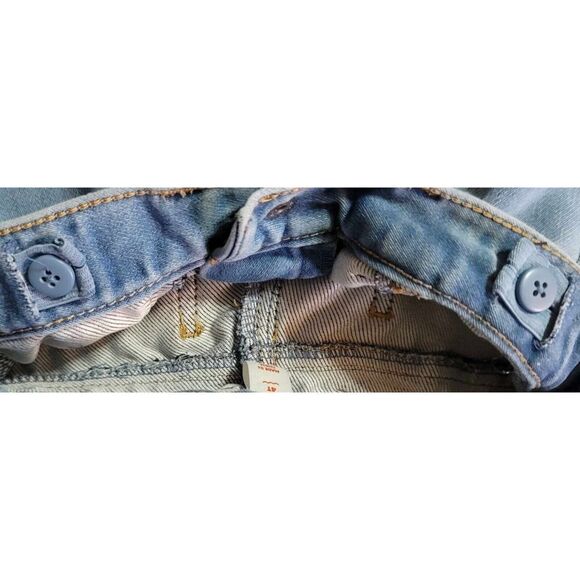 Cat and Jack Jeans 4T Girls Unicorns Adjustable Waist Blue - Picture 16 of 16